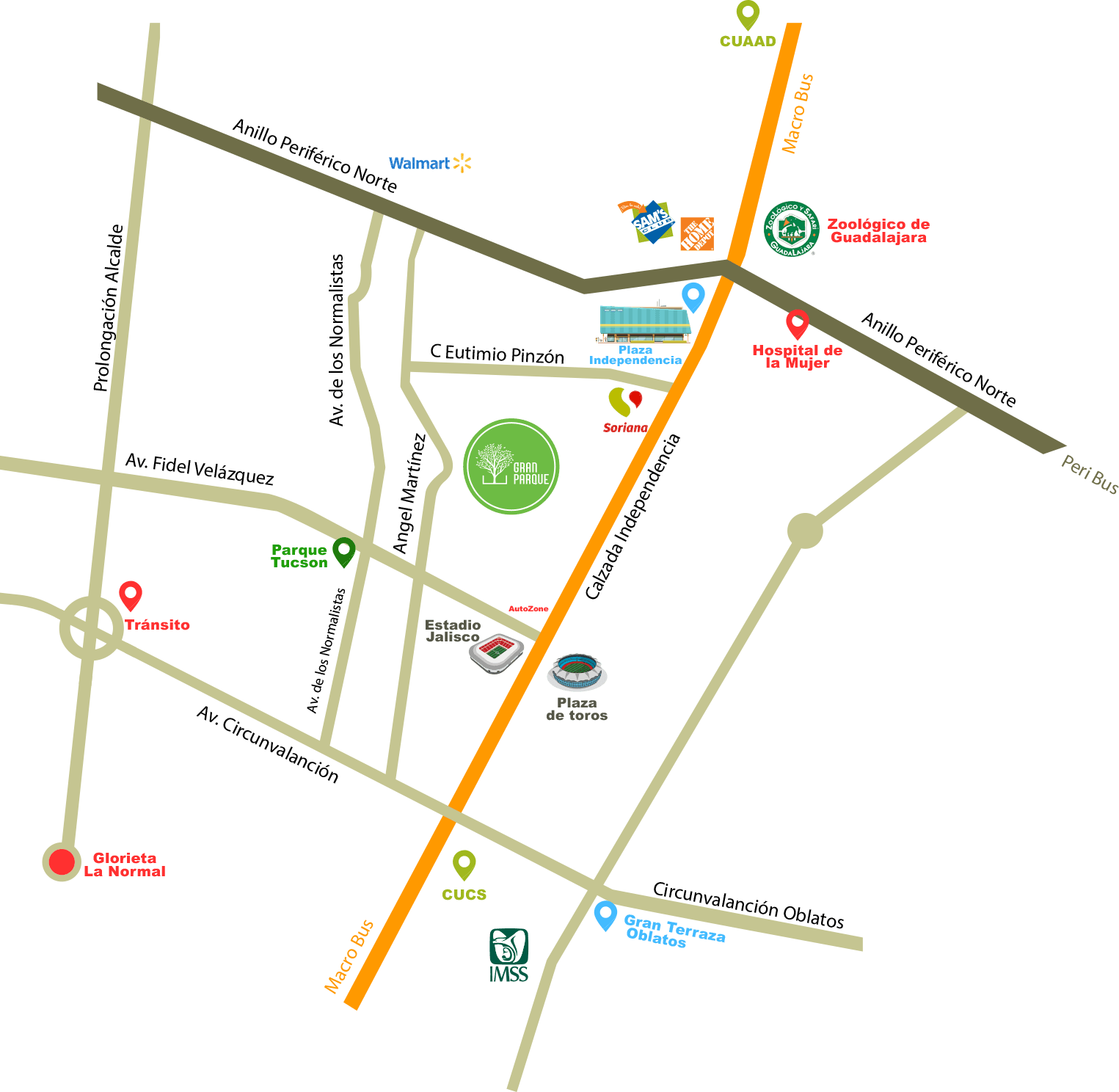 Ubicación Gran Parque